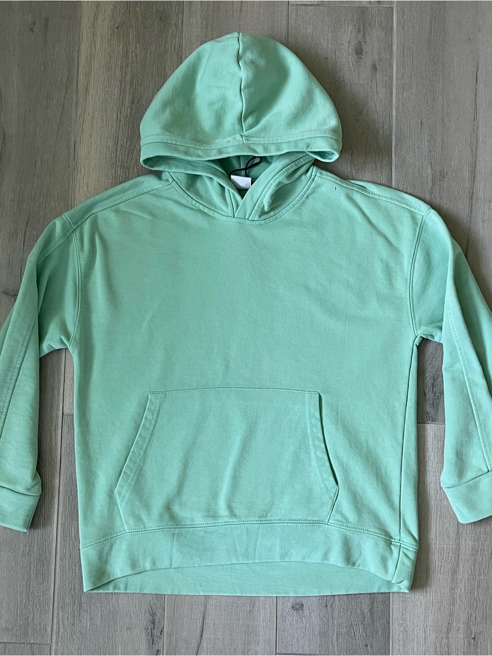 💚 Zara Kids Girls Mint Green Hoodie Sweatshirt Size 11–12 (152)